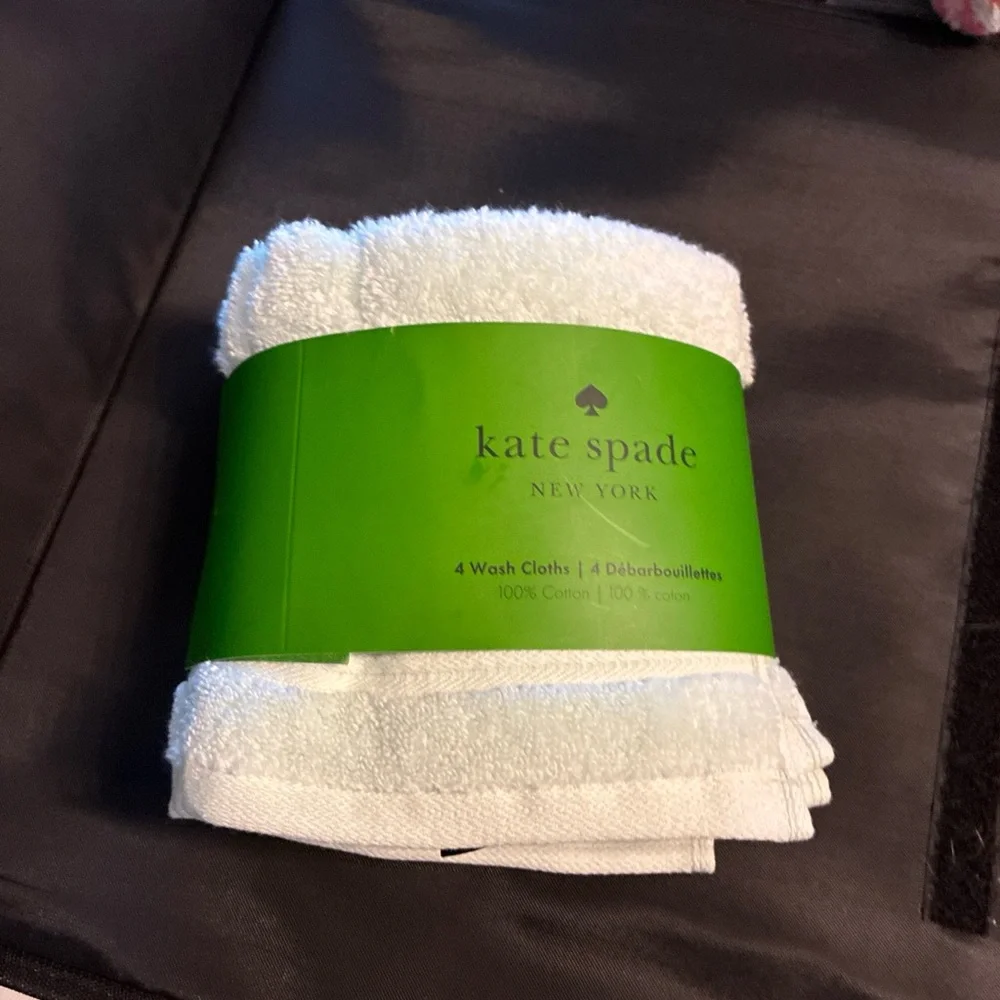 Light blue Kate spade Cotton Wash Cloths Set